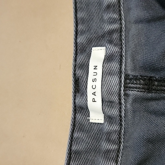 PacSun Size 24 Washed Black High Rise Festival Cutoff, Gently Used Condition - Picture 9 of 11